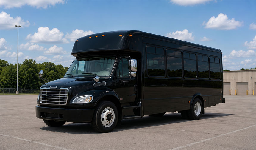 18-passenger minibus available for charter in Cambridge, MA