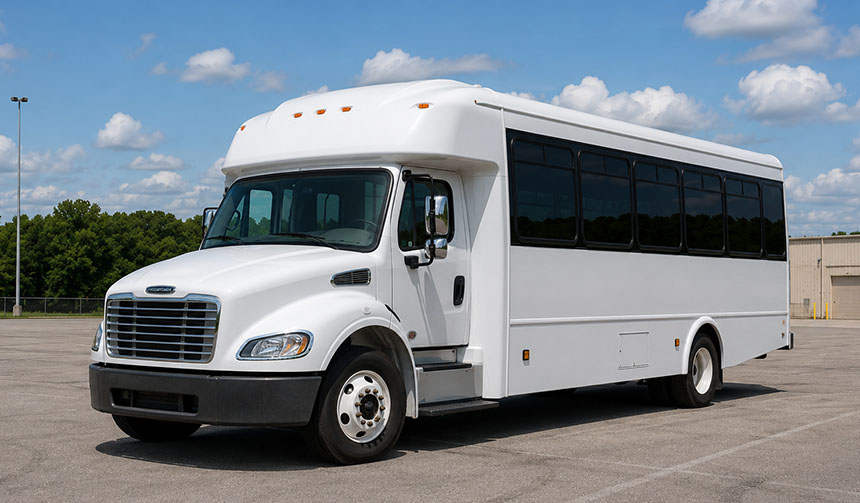 25-passenger minibus available for charter in Cambridge, MA