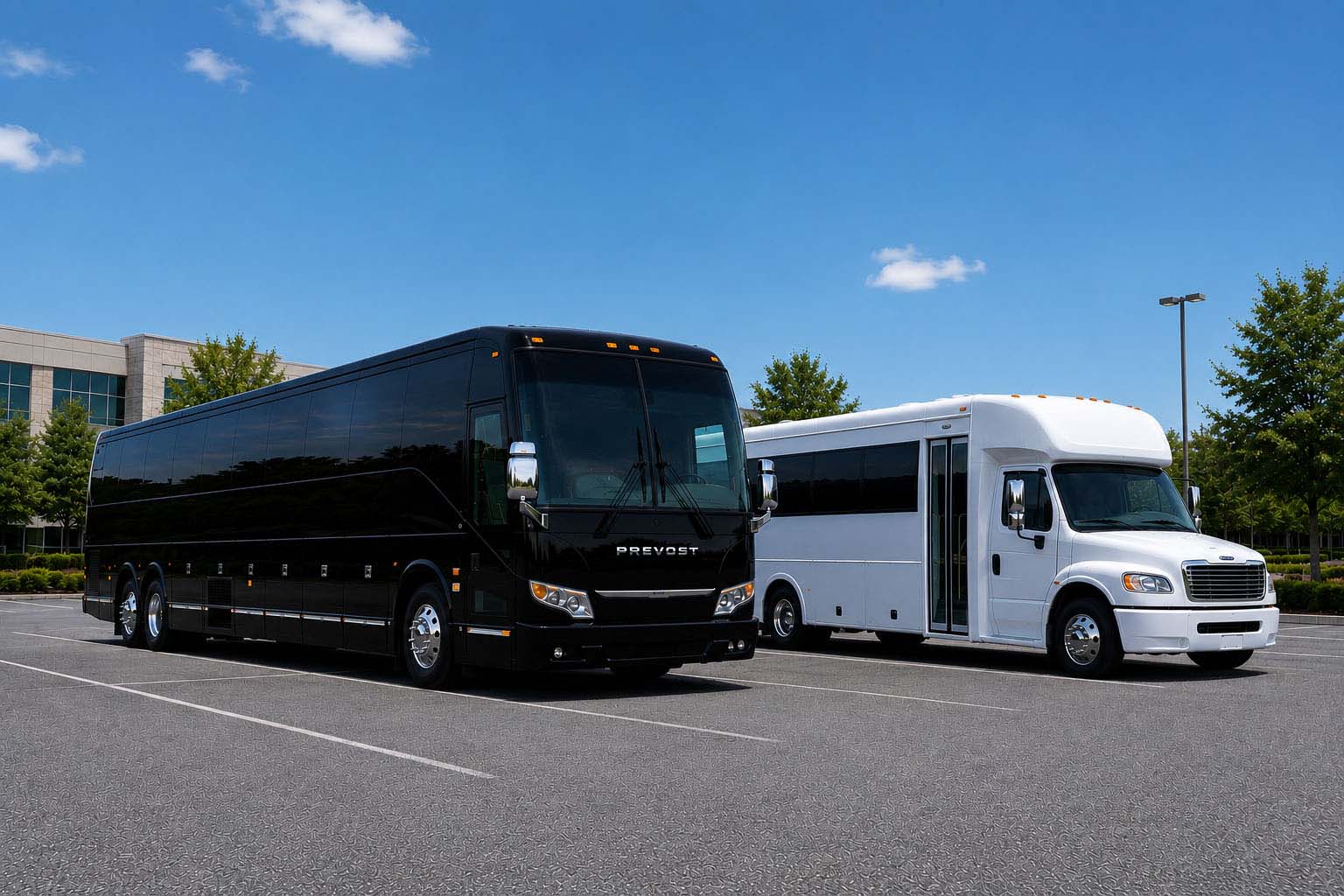 Charter bus rental in Cambridge, MA